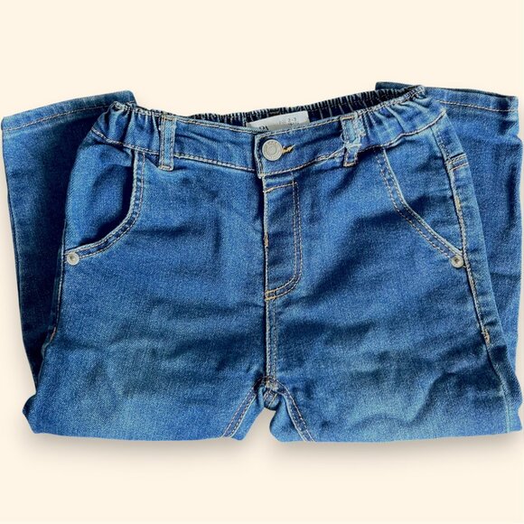 ZARA Kids Blue Jeans | Size 2-3 Years | Soft Stretch Denim Pants - Picture 6 of 6